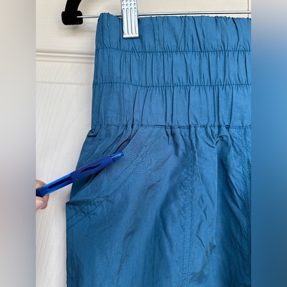 Free People movement teal lightweight The way home track pants joggers size smal - Picture 6 of 12